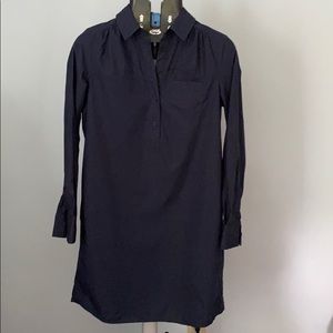 Michael Kors navy long sleeve dress with pockets